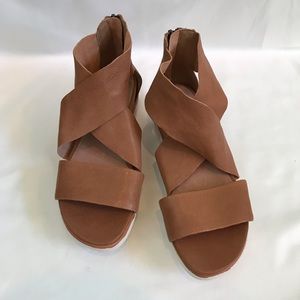Eileen Fisher Brown Sandals